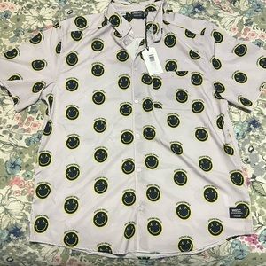 NWT WESC smiley men’s xxl button down
